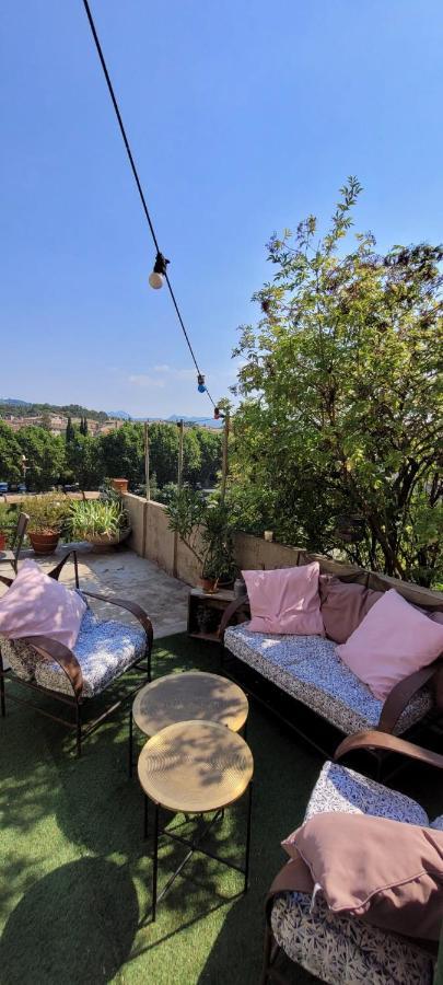 Maison Ancienne Romantique Avec Terrasse Panoramique Vaison-la-Romaine Kültér fotó