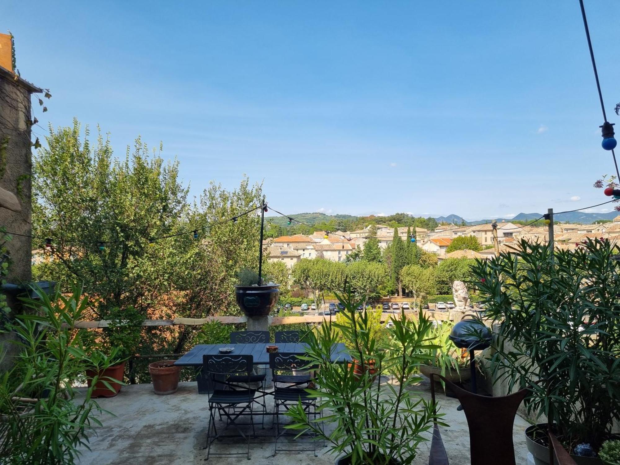 Maison Ancienne Romantique Avec Terrasse Panoramique Vaison-la-Romaine Kültér fotó